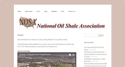 Desktop Screenshot of oilshaleassoc.org