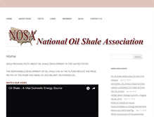 Tablet Screenshot of oilshaleassoc.org